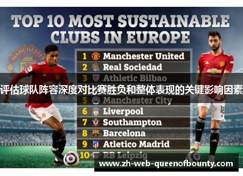 评估球队阵容深度对比赛胜负和整体表现的关键影响因素