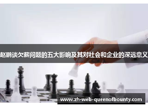 赵鹏谈欠薪问题的五大影响及其对社会和企业的深远意义